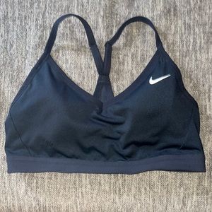 Nike Sport Bra, size large, color black